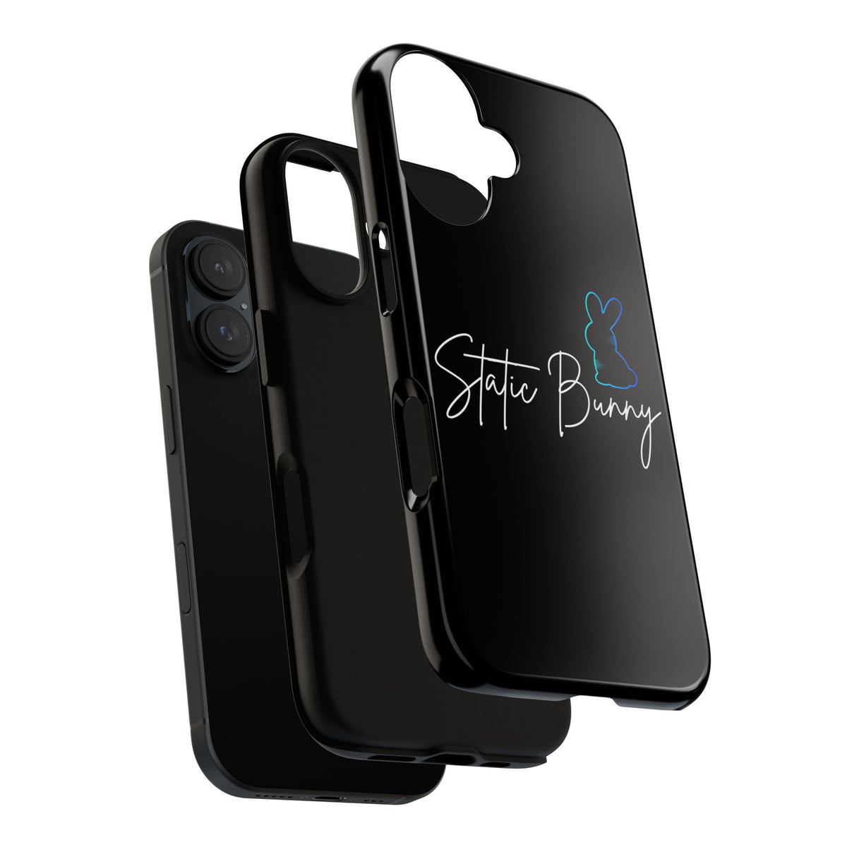 Static Bunny Phone Case - Deep Hydro