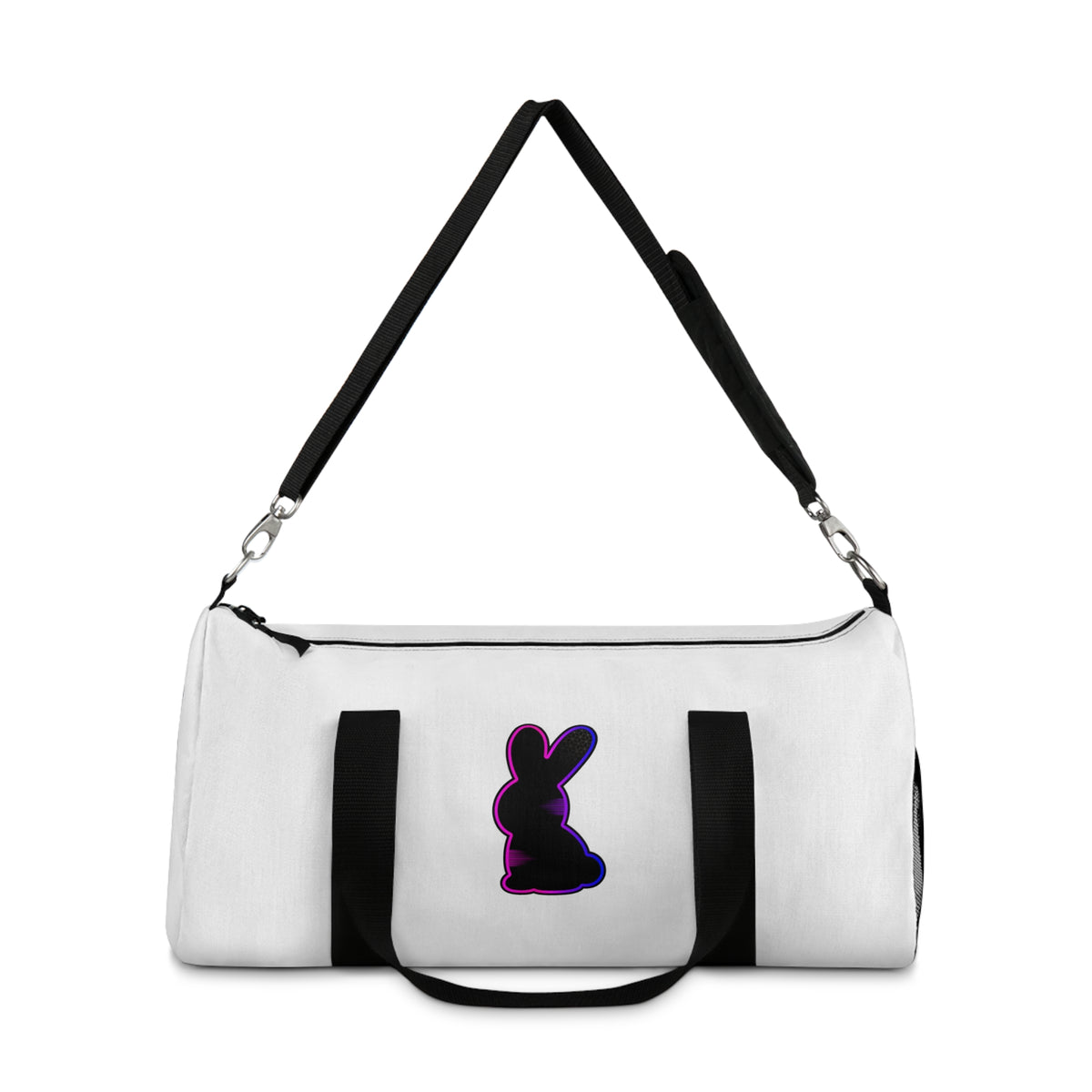Static Bunny Duffel Bag - Synthwave