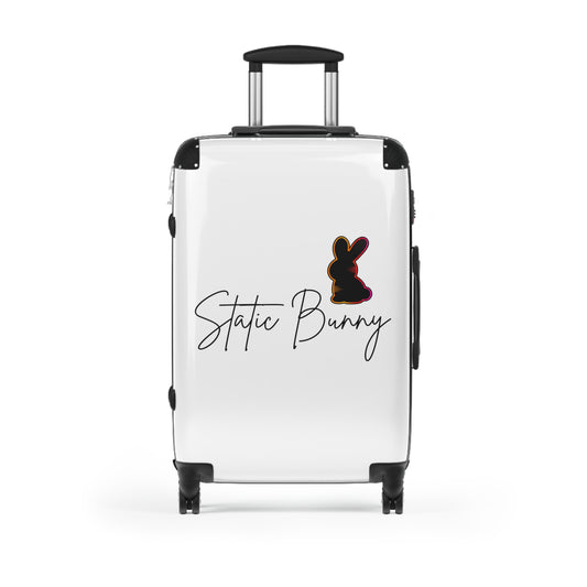 Static Bunny Carry-On Suitcase - Neon Sunset
