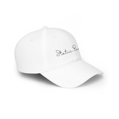 Static Bunny Baseball Cap - Ultraviolet Font