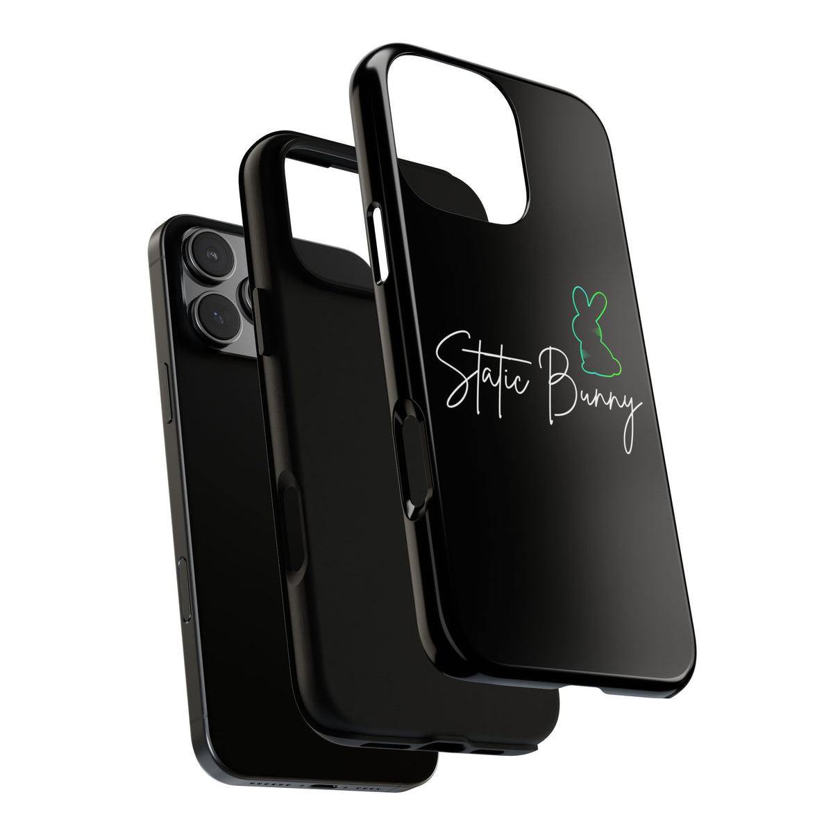 Static Bunny Phone Case - Radioactive