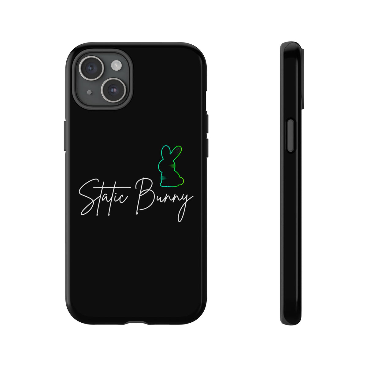Static Bunny Phone Case - Radioactive