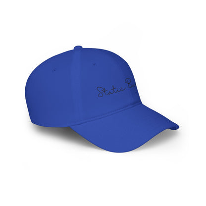 Static Bunny Baseball Cap - Ultraviolet Font