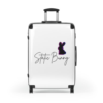 Static Bunny Carry-On Suitcase - Synthwave