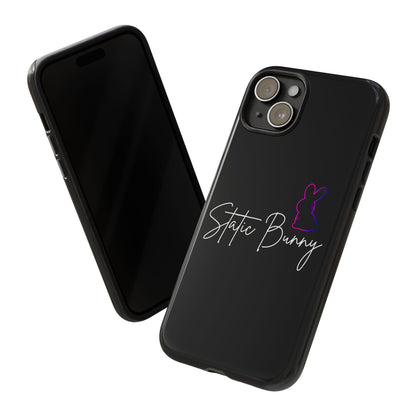 Static Bunny Phone Case - Synthwave