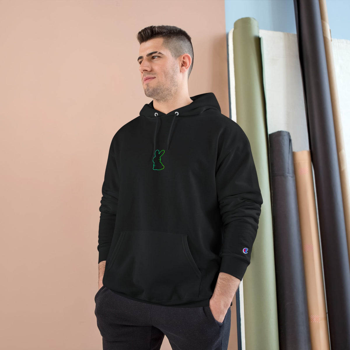 Static Bunny Hoodie - Radioactive