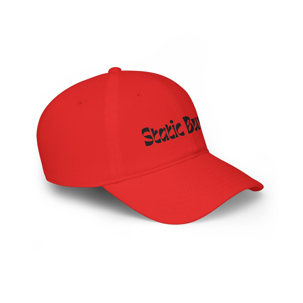 Static Bunny Baseball Cap - Radioactive Font