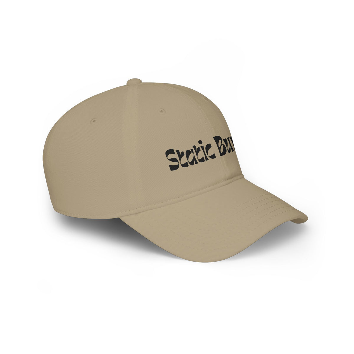 Static Bunny Baseball Cap - Radioactive Font