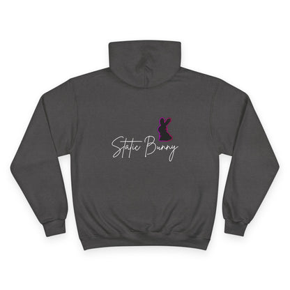 Static Bunny Hoodie - Ultraviolet