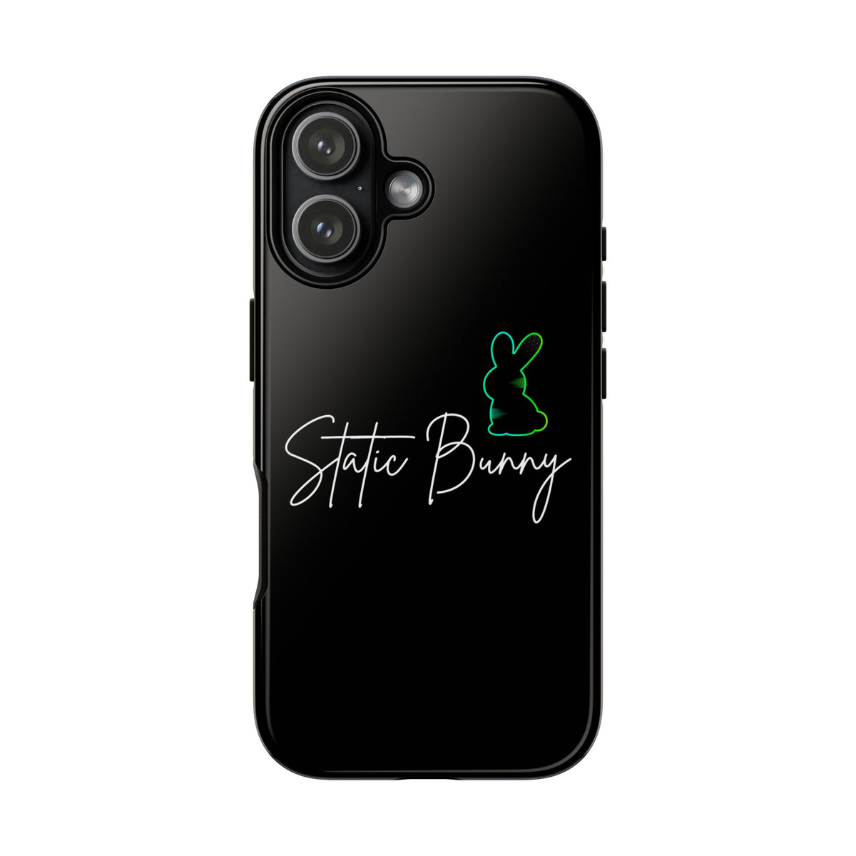 Static Bunny Phone Case - Radioactive