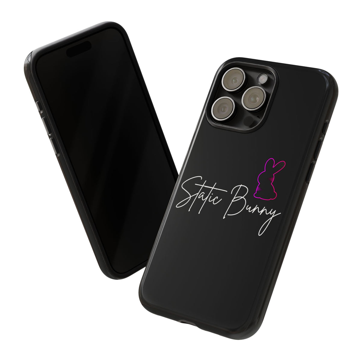 Static Bunny Phone Case - Ultraviolet