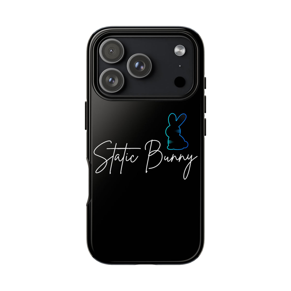 Static Bunny Phone Case - Deep Hydro