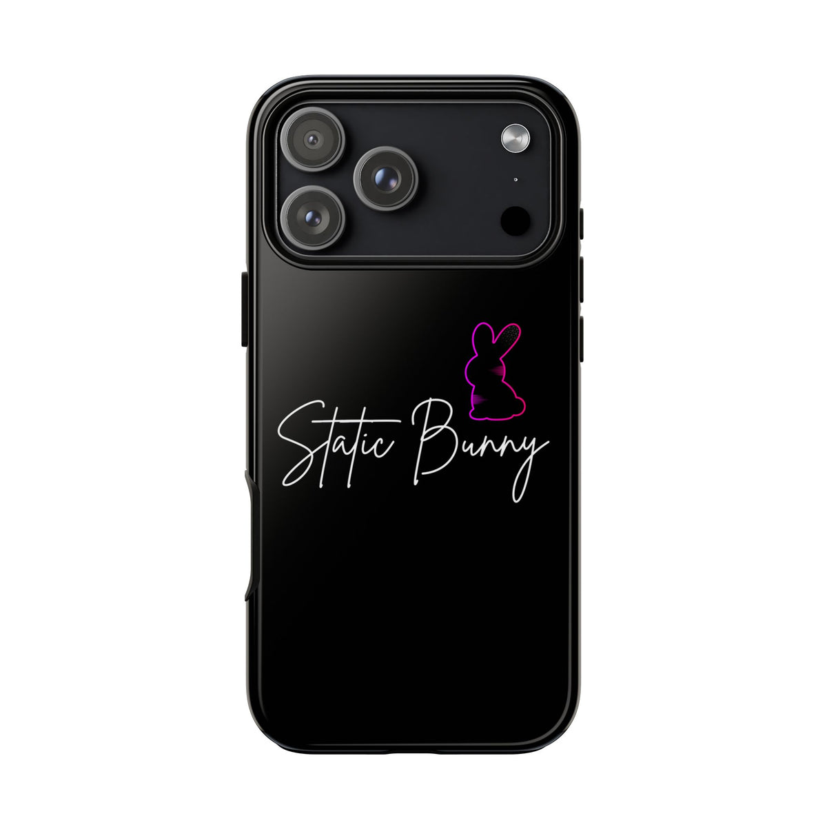 Static Bunny Phone Case - Ultraviolet