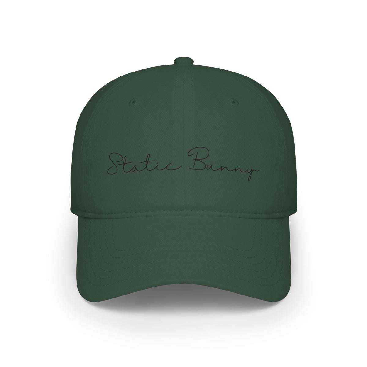 Static Bunny Baseball Cap - Ultraviolet Font