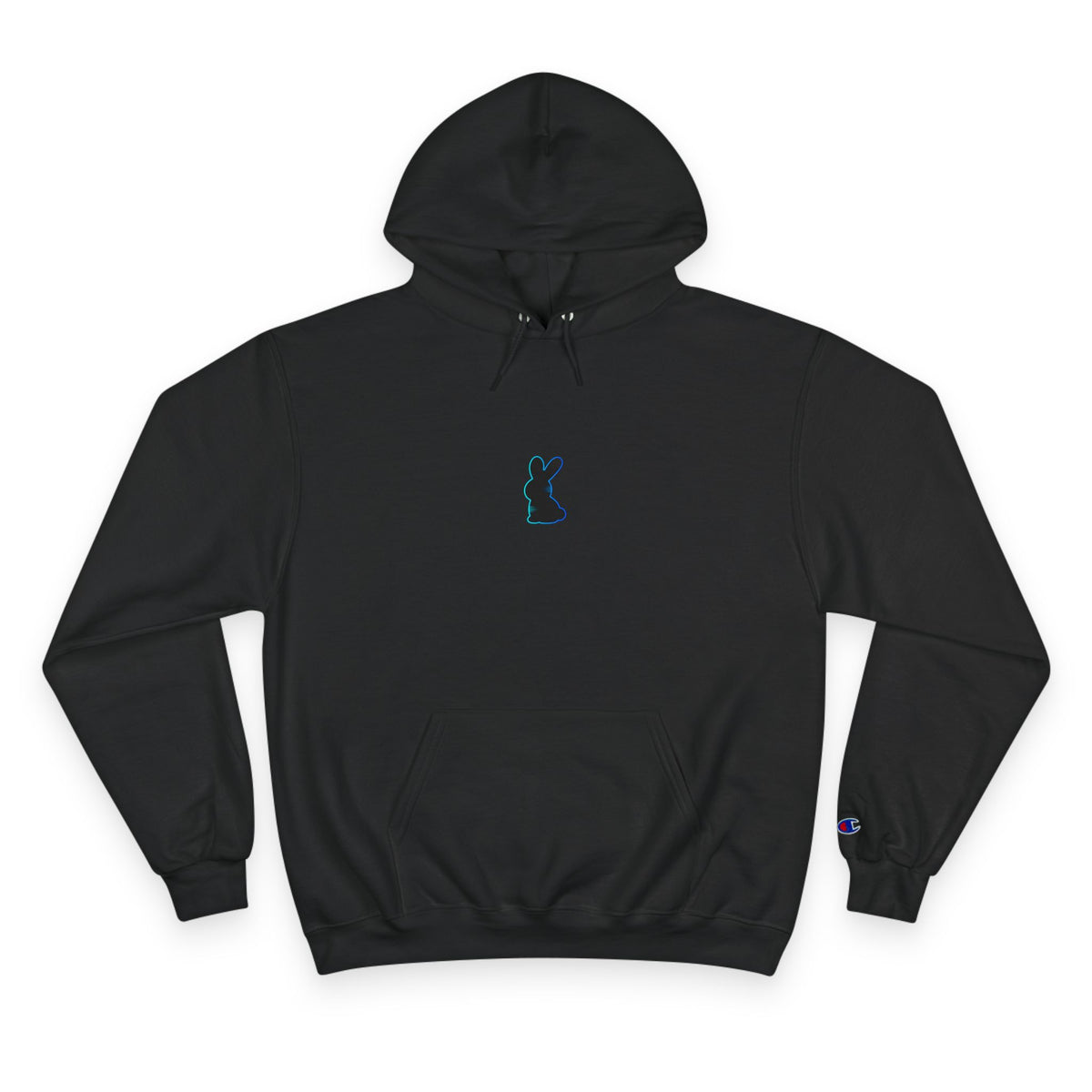Static Bunny Hoodie - Deep Hydro