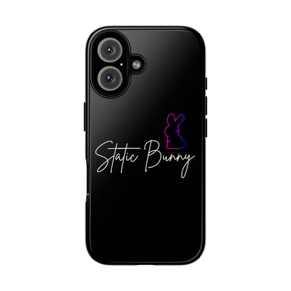 Static Bunny Phone Case - Synthwave
