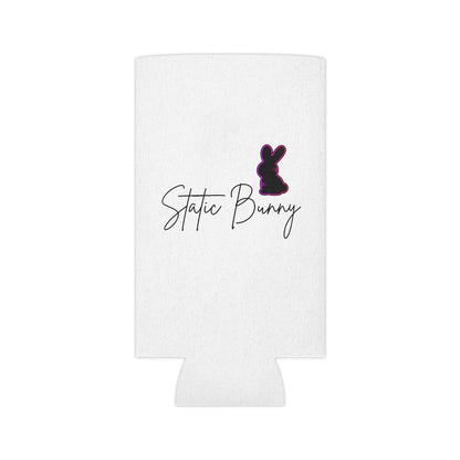 Static Bunny Can Cooler - Ultraviolet