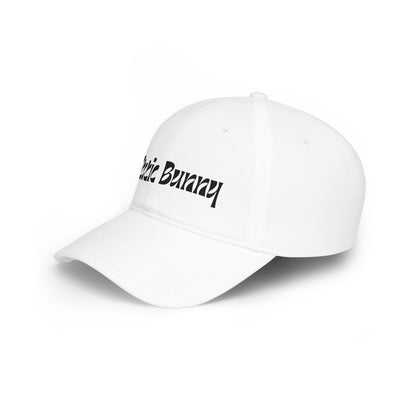 Static Bunny Baseball Cap - Radioactive Font