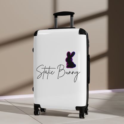 Static Bunny Carry-On Suitcase - Synthwave