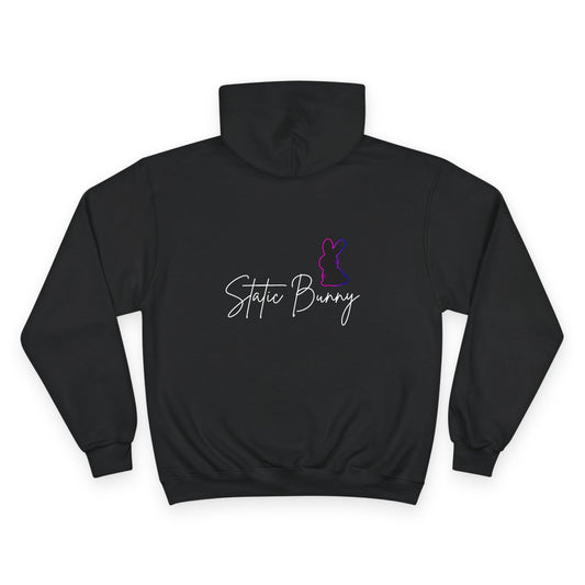 Static Bunny Hoodie - Synthwave