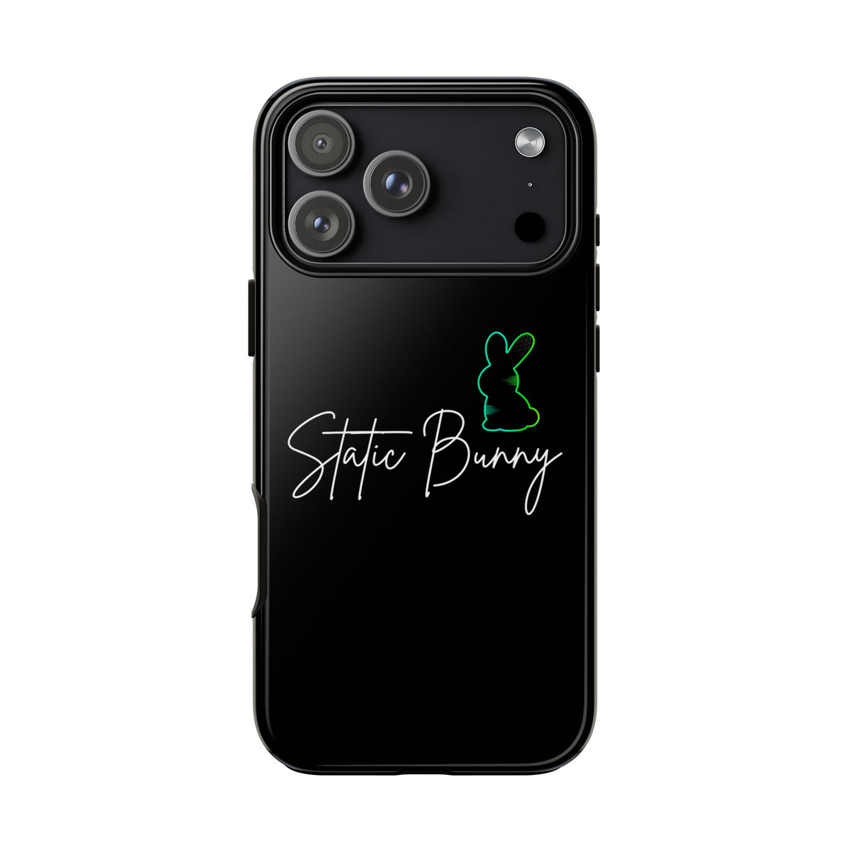 Static Bunny Phone Case - Radioactive