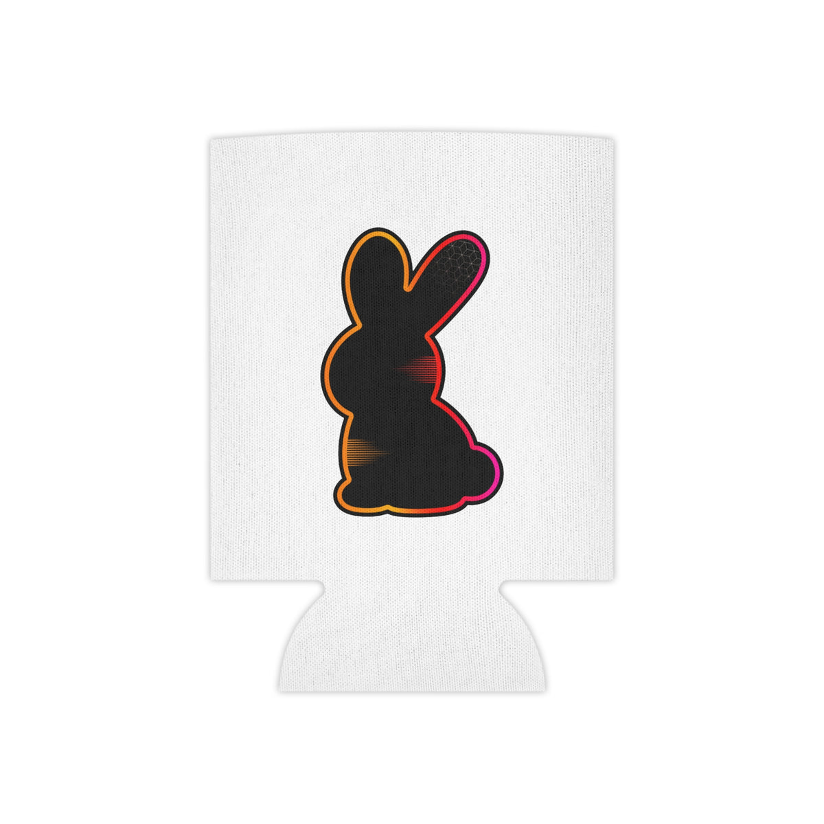 Static Bunny Can Cooler - Neon Sunset