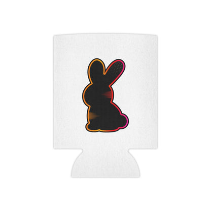 Static Bunny Can Cooler - Neon Sunset