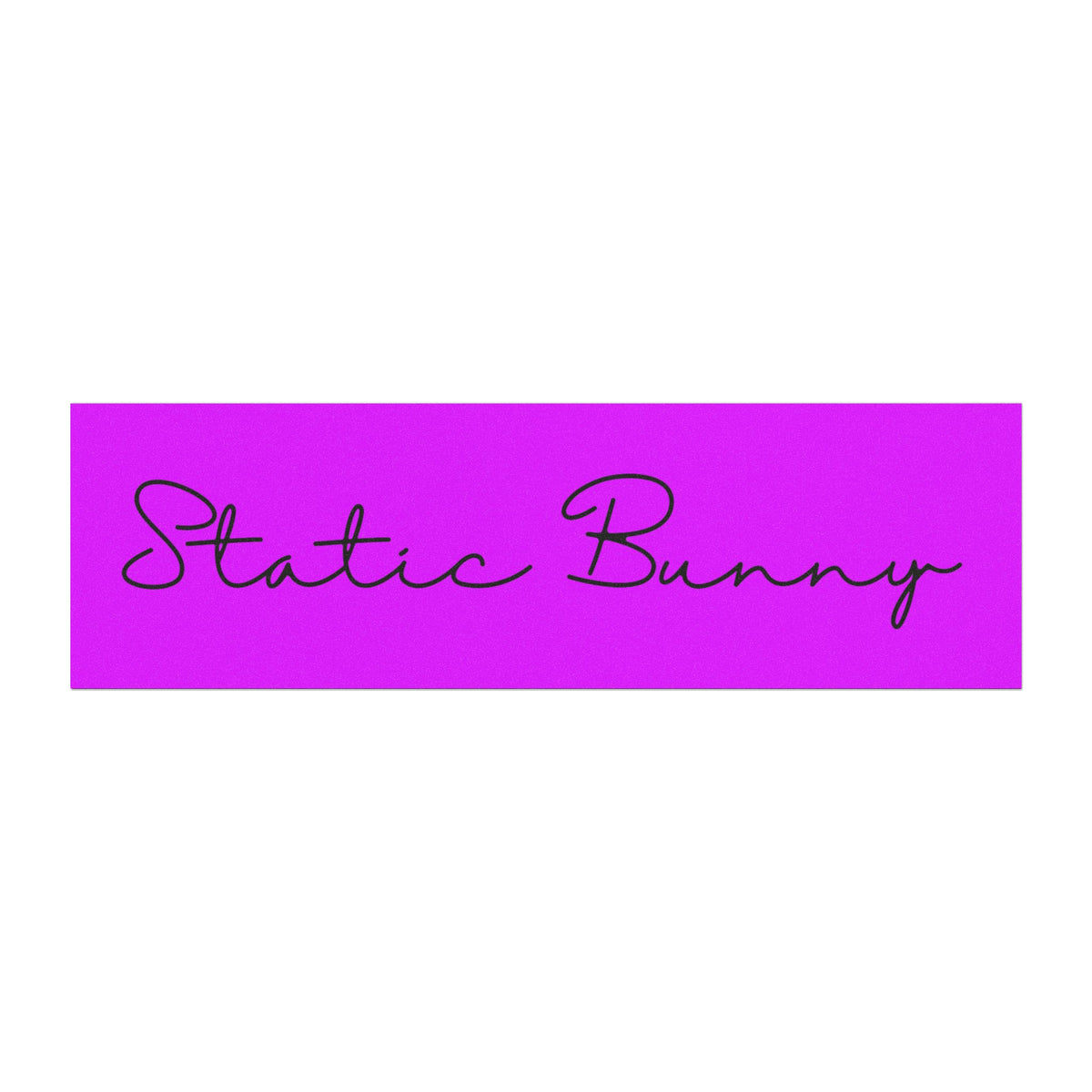 Static Bunny Magnet — Ultraviolet
