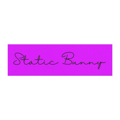 Static Bunny Magnet — Ultraviolet