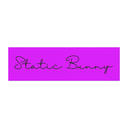 Static Bunny Magnet — Ultraviolet