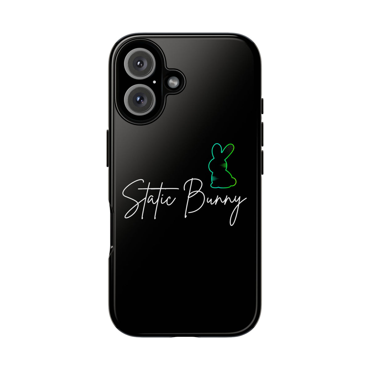 Static Bunny Phone Case - Radioactive