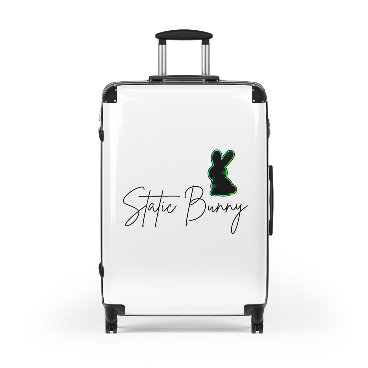 Static Bunny Carry-on Suitcase - Radioactive