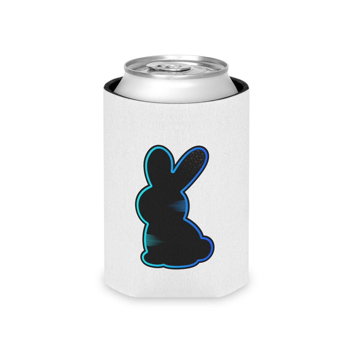Static Bunny Can Cooler - Deep Hydro