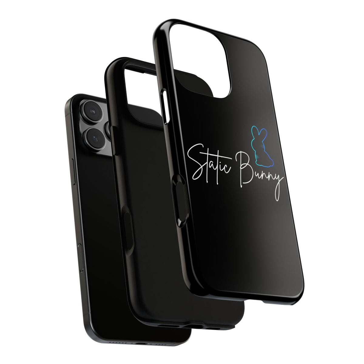 Static Bunny Phone Case - Deep Hydro
