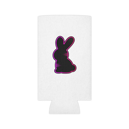 Static Bunny Can Cooler - Ultraviolet