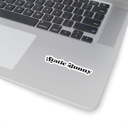 Static Bunny Sticker - Deep Hydro
