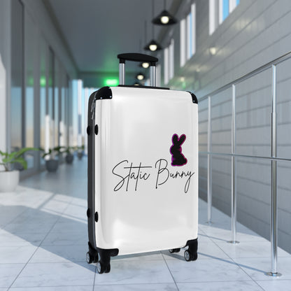 Static Bunny Carry-On Suitcase – Ultraviolet