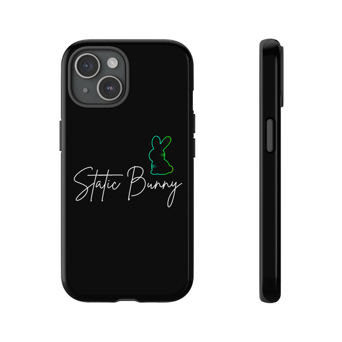 Static Bunny Phone Case - Radioactive