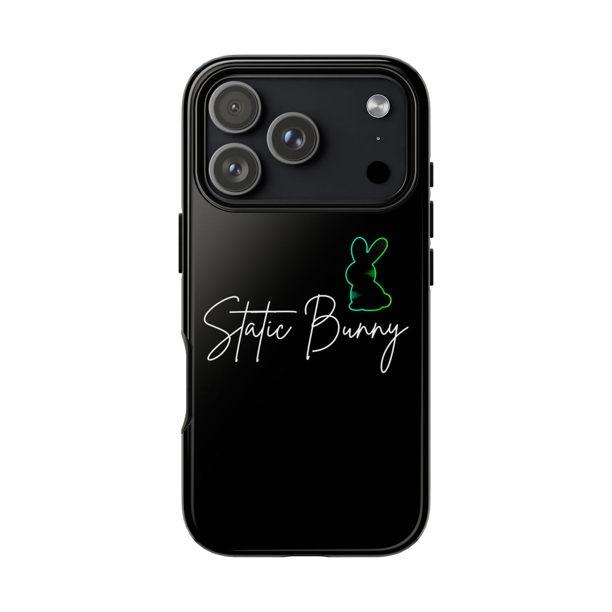 Static Bunny Phone Case - Radioactive