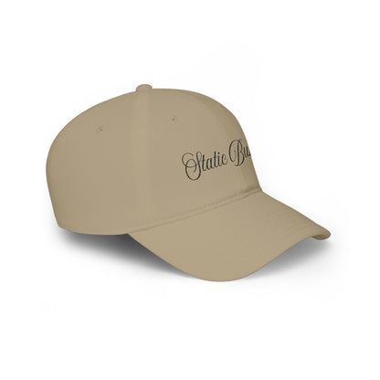 Static Bunny Baseball Cap - Neon Sunset Font