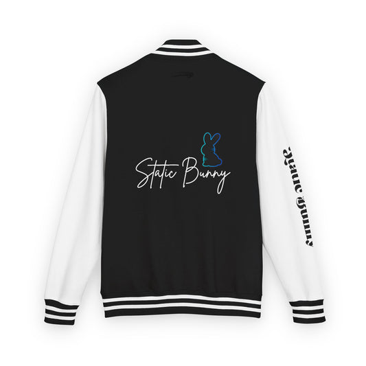 Static Bunny Letterman Jacket - Deep Hydro