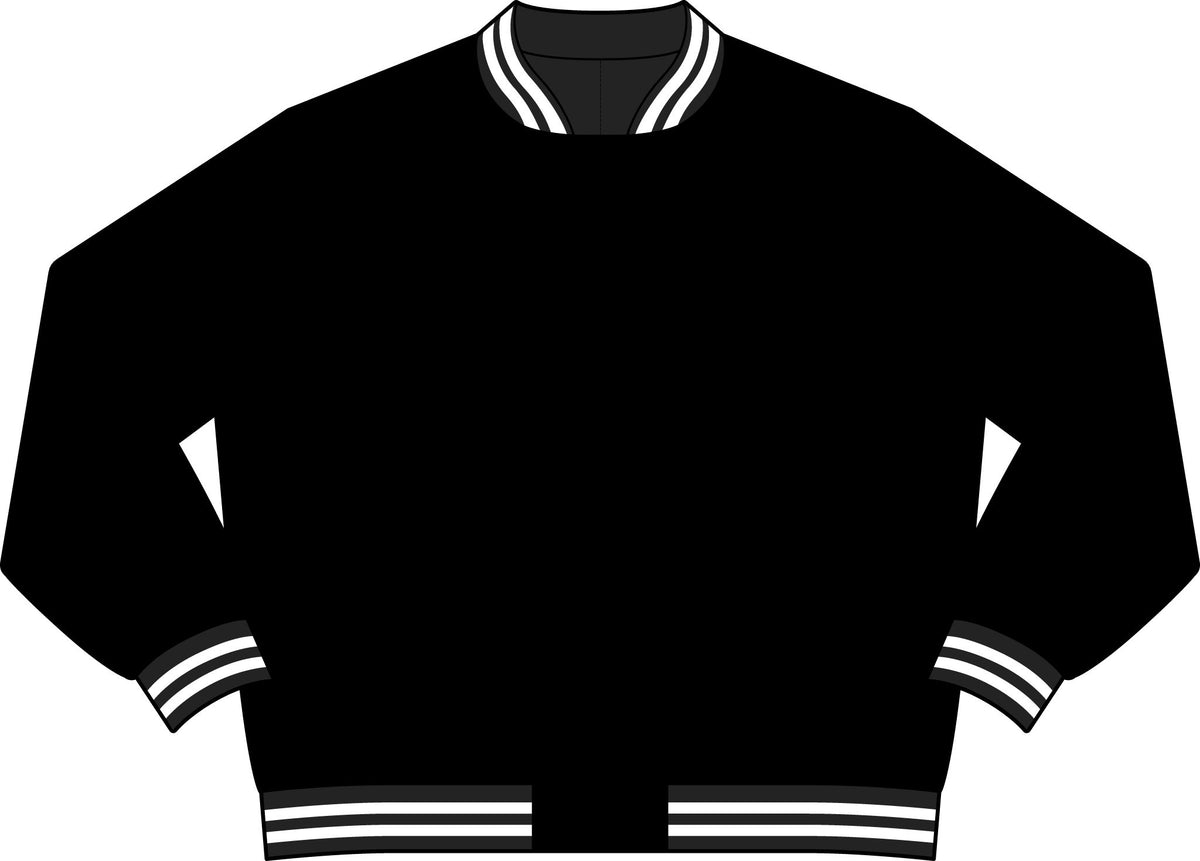Static Bunny Varsity Bomber Jacket - Synthwave