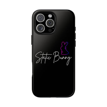 Static Bunny Phone Case - Synthwave