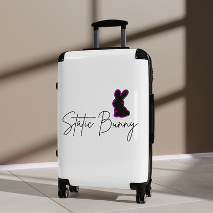 Static Bunny Carry-On Suitcase – Ultraviolet