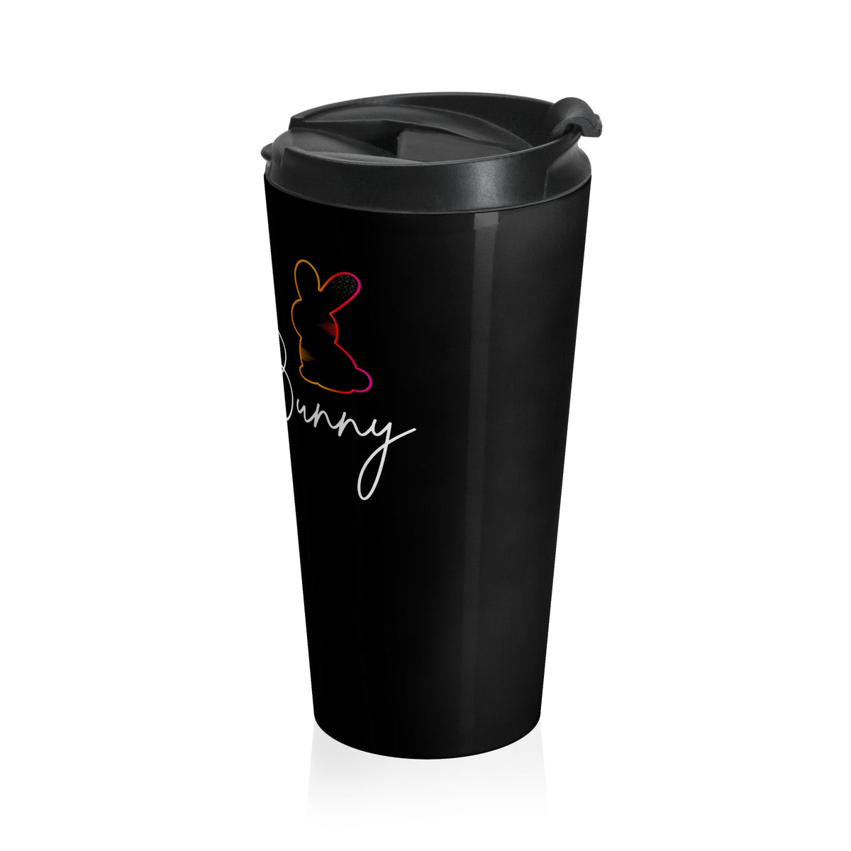 Static Bunny Travel Mug - Neon Sunset