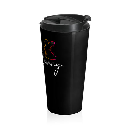 Static Bunny Travel Mug - Neon Sunset