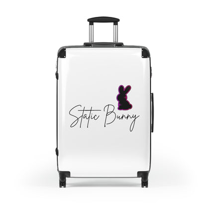 Static Bunny Carry-On Suitcase – Ultraviolet