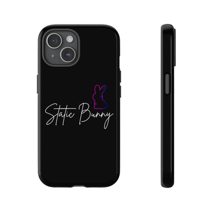 Static Bunny Phone Case - Synthwave