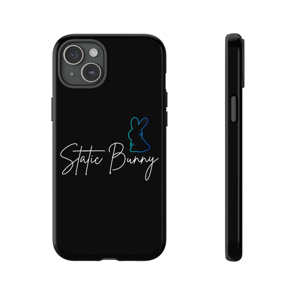 Static Bunny Phone Case - Deep Hydro