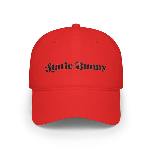 Static Bunny Baseball Cap - Deep Hydro Font